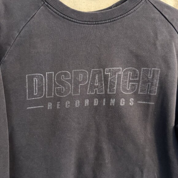 Dispatch Recordings Jumper Mens Large Black Hoodie Sweatshirt Pullover Hip Hop - Picture 2 of 7
